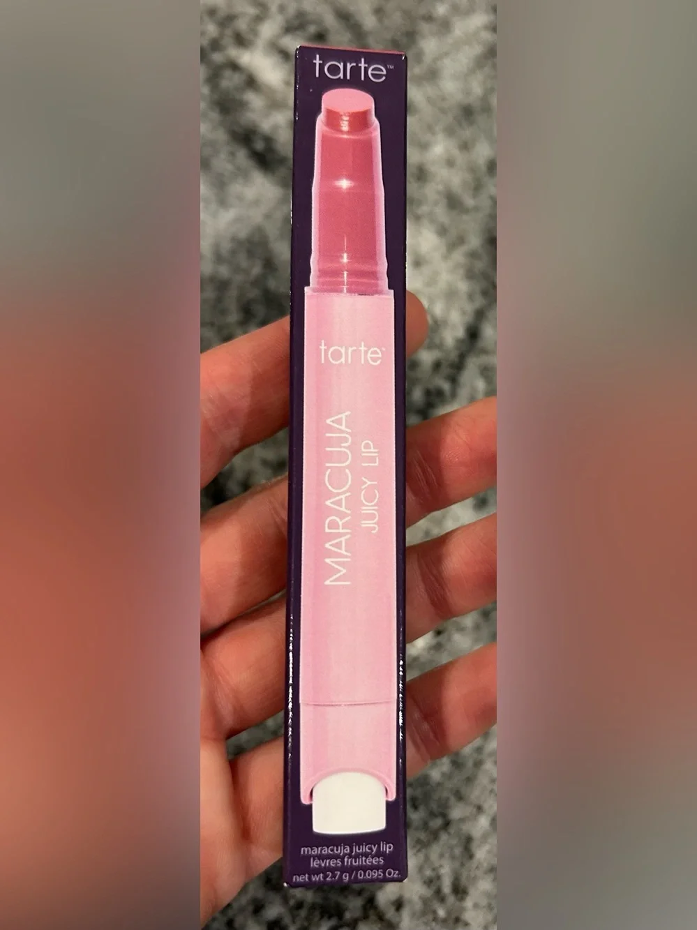 New in Box Tarte Maracuja Juicy Lip Balm 0.095 oz